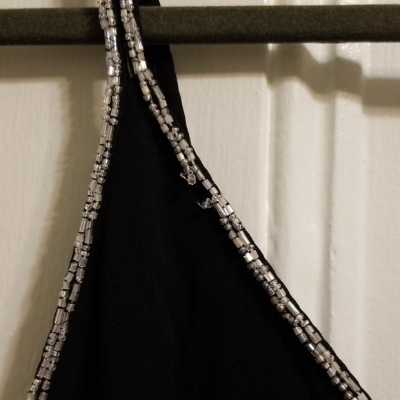 [La Perla] nwt embellished black slip dress. - Picture 5 of 7